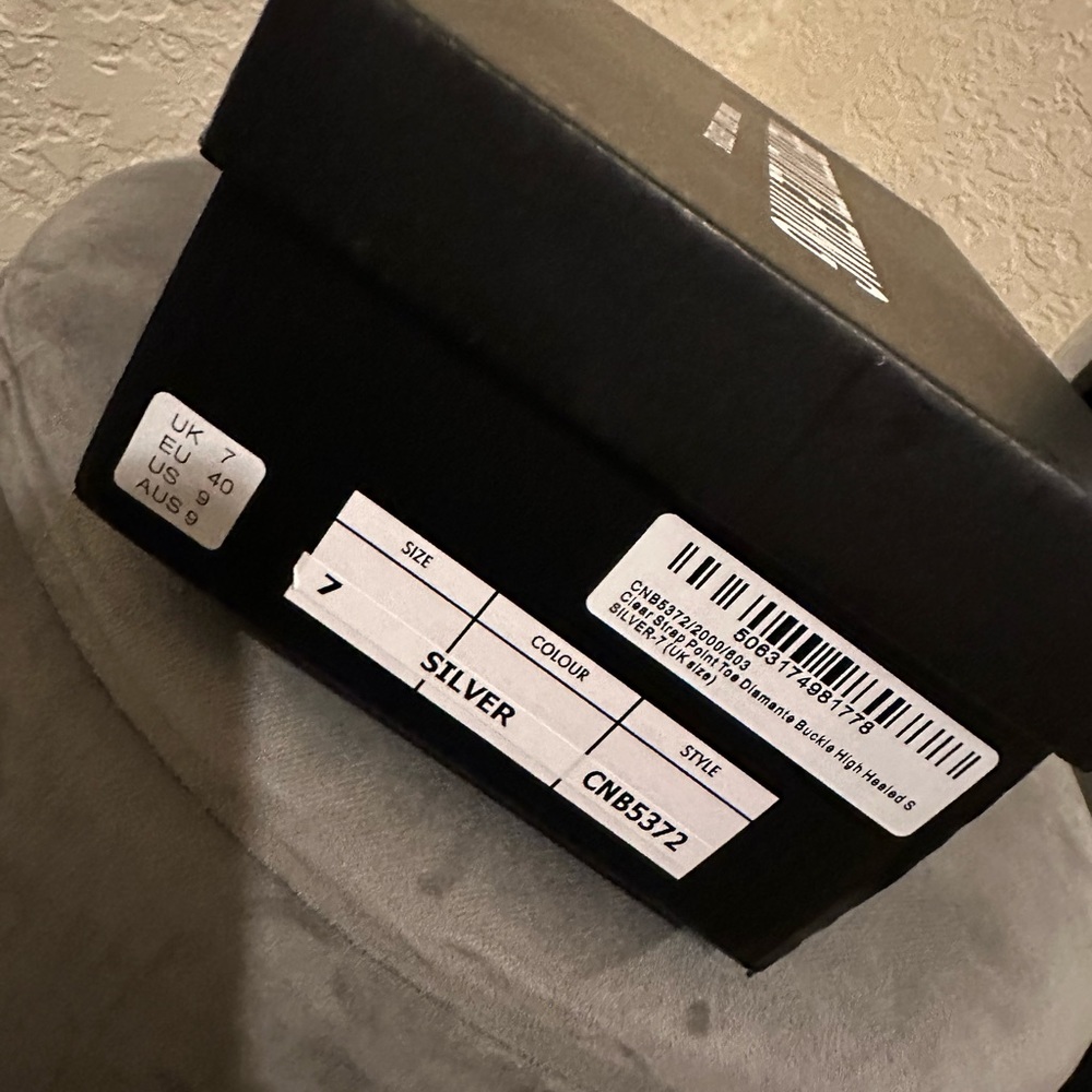 Never worn, black heels, price negotiable .